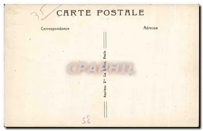 Castelo de Fougères — Torre de Coigny — Editor E. A. Clèche — Verso