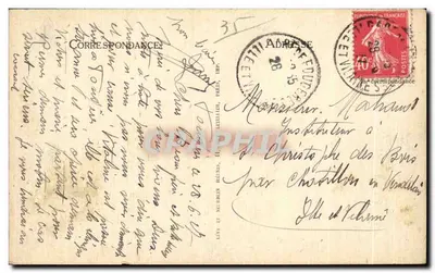 Fougères - Zamek - Poterne - LL 46 — Rewers