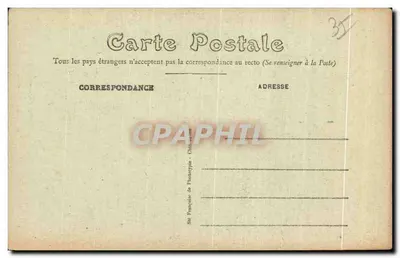 Feugères (Il-et-V) — La entrada del castillo — Lado interior — Mary-Ilousselière editor Rouen — Reverso