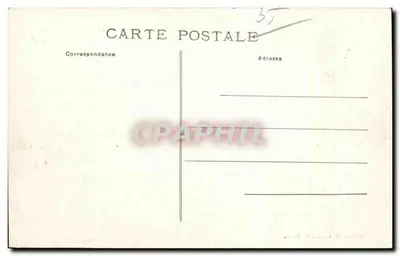 La Bretagne Pittoresque — Las Paimpont — wydawca nieodczytalny — Rewers