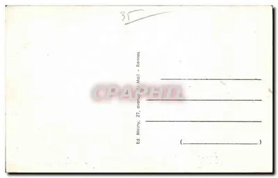 Paimpont — O Vale sem Retorno e o Lago da Vale — Ed. Mestny, 27, avenue du Mail, Rennes — Verso