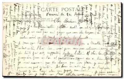 Kust van Esmeralda — Studie van golven — Uitgever E.D. n°2732 — Achterkant