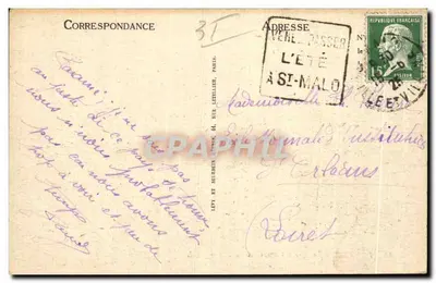 Parame - O Mar Atacando a Digue - LL — Verso