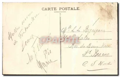 Floresta de Fontainebleau — A Rocha que Chora (Franchard) — Editor não identificado, n° 31 — Verso