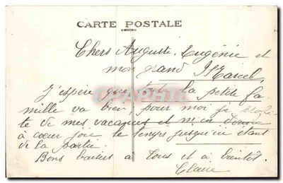 Cherbourg — Statua Napoleona I (brąz) — A. Becquemin, Wyd. Cherbourg — Rewers