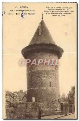 Rouen — Torre do Castelo Forte de Joana d'Arc — Museu Joana d'Arc