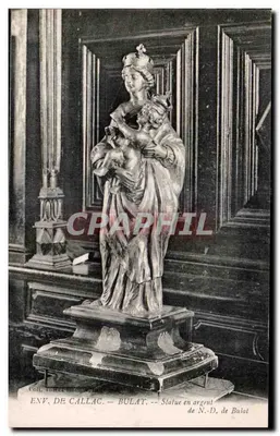 Env. de Callac — Estátua em prata de N.-D. de Bulat
