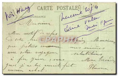 Cúpula de Lambader, perto de Plouvrin (Finistère) — Local de peregrinação, local de um antigo mosteiro — Coleção E. Hamon — Verso