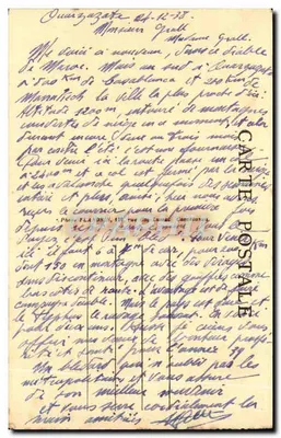 Casablanca — Avenue Mers-Sultan — Fotografia Flandrin, nr 4 — Rewers