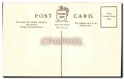 Kavalerie, Whitehall — Londen — Nationale serie, nr. S.V. 419 — Achterkant