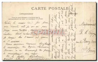 NANTES — Abside da Igreja de São Clément — C. L. C. — Coleção F. Chapeau, Nantes — Verso