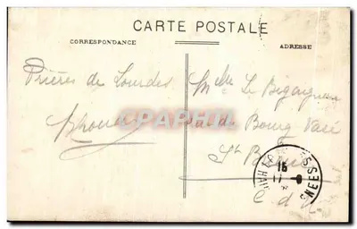 De Pyreneeën — De Grot en de Basiliek — Sirey & Cie, n°50 — Achterkant