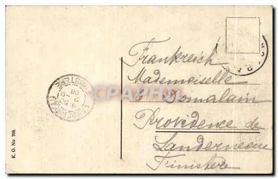 Monachium. Sądowy Pałac. — Pałac Sądowy — wydawca K.O. Nr 708 — Rewers
