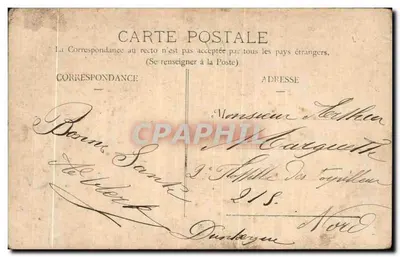 Toulon - O Caminho do Litoral no Mourillon — Cliché Giraud, n°419 — Verso
