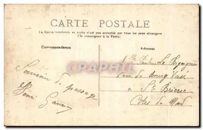 Kapucyńscy — Ruiny zamku — Fotografia A. Ren & Pinatès w Château-Gaillard, nr 2665 — Rewers
