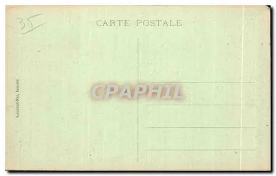 St-Malo - Côte d'Émeraude e Torre da Grande Porta — Laurent-Nol, Rennes — Verso