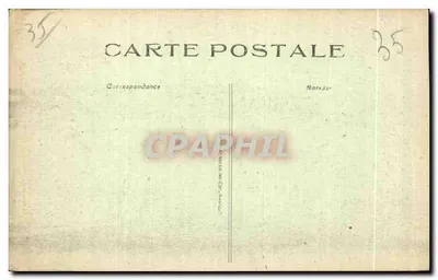 Saint-Malo - De Plage bij hoog water — Cote d'Émeraude, onbekende uitgever, n° 92 — Achterkant
