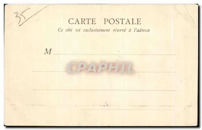 Saint-Malo — Môle — B. F., Paris — Rewers