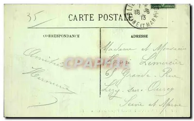 Saint-Malo — A Grande Praia e o Castelo — LL. n°122 — Verso