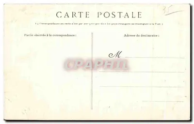 Costa de Émeraude — Le Tombreau sobrevindo a tempestade — G. F. — n°335 — Verso