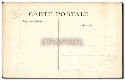 Saint-Malo — O Grande Bé — Estudo de Ondas — Editor ELD, n°83 — Verso