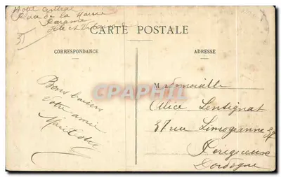 St-Malo - Promenade sobre os Rempartes — Costa da Esmeralda, editor Coll. H. 7 — Verso