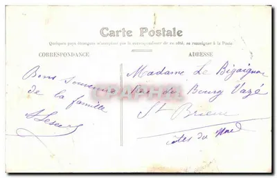 Lisieux — Catedral de São Pedro — editor desconhecido, número de série não visível — Verso