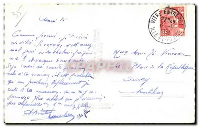 Vitré — Ogólny widok, Zamek Mont-Ségur, Zamek Fiodi, Ogrodzony Park, Stacja — Wydawnictwo Gaby, Vitré — Rewers