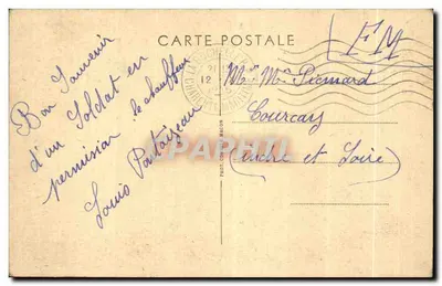 La Rochelle (Char.-Inf.) — Vista parcial del Ayuntamiento — Reverso
