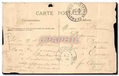 Antieke ansichtkaart Vallee de Cernay Chevreuse Etablissement de pisciculture — Achterkant