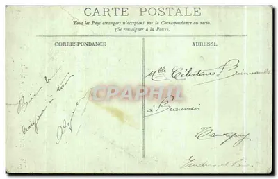 Brançon — La Porte Pignerol — LL. Éditeur LL. N° 639 — Verso