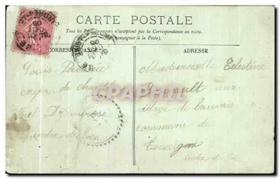 Amboise — La Colonne Chaptal — éditeur LL. n°43 — Verso