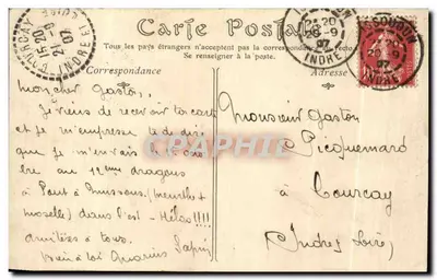 Issoudun — Fontanna, Place des Marchés — Wydawca: N° 44 — Rewers