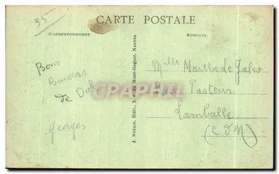 Porche i wieża katedry — DOL-de-BRETAGNE (1.-et-V.) — Rewers