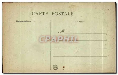 Wejście do podziemnej linii kolejowej z Berlinu do Paryża — Przy NOYON (niemiecka nazwa Danfaronnade) — C. H. Paris — Rewers
