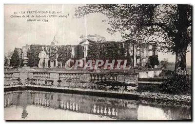 पुराना पोस्टकार्ड ला फेर्ट विडाम चैटो डे लाबोर्ड