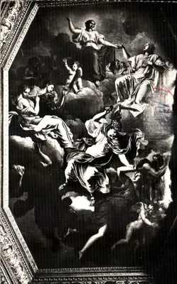 Palácio de Justiça — Teto da Grande Câmara — Pintura de Coypel 1646