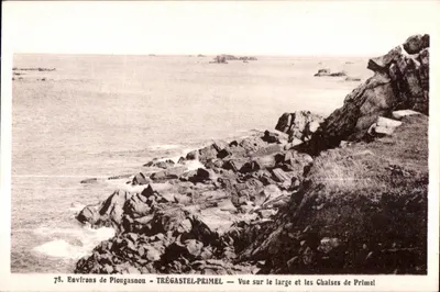 Arredores de Plougasnou — TRÉGASTEL-PRIMEL — Vista do horizonte e as Chaises de Primel