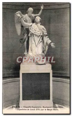 Paris — Capela Expiatória, Boulevard Haussmann — Apoteose de Luís XVI pelo Barão Bosio