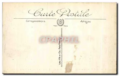 Paryż — Cmentarz Père-Lachaise — Szczegółowy widok Pomnika Zmarłych — L.L. n°1232 — Rewers