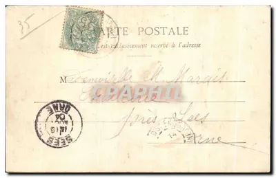 St-Malo - Côte d'Émeraude - Le Tombeau de Châteaubriand — Verso