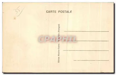 Saint-Malo - Vista generale — G.M. — n°2733 — Verso