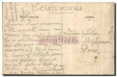 Saint-Malo - Costa da Esmeralda - Muralhas e Porta dos Campos-Vauverts - G.F. — Verso