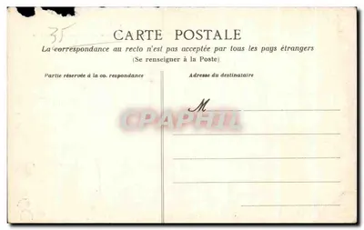 Costa da Esmeralda - A Escada do Grand-Bé — Saint-Malo, HLM, n°638 — Verso