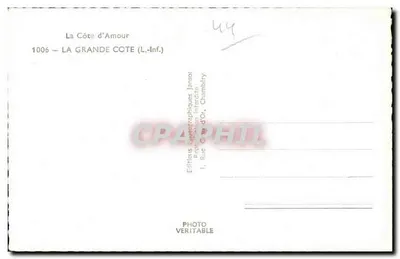 La Grande Côte (L.-Inf.) — uitzicht op de kliffen en golven — Jansol — Achterkant