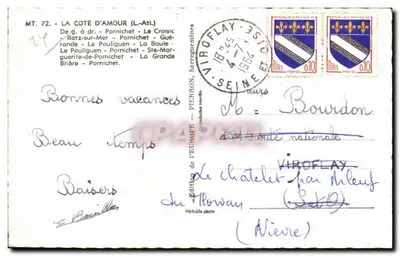 La Côte d'Amour — Mont Saint-Quentin — Edizione dell'Europa, Piéroflay — Verso