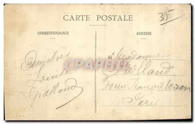 St-Malo - Statua Chateaubrianda i Kasyno - Wybrzeże Emeraude — Rewers