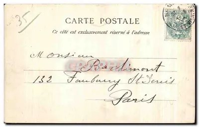 SAINT-MALO — Remparts, côté du Grand Bd G. F. — Collection Germain fils, Saint-Malo — Verso