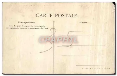 Saint-Malo — O Sillon em um dia de tempestade — G.F. — Cote d’Emeraude 2879 — Verso