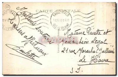 Grób Châteaubrianda na Grand Bé — Saint-Malo — Wybrzeże Emeraude — Rewers